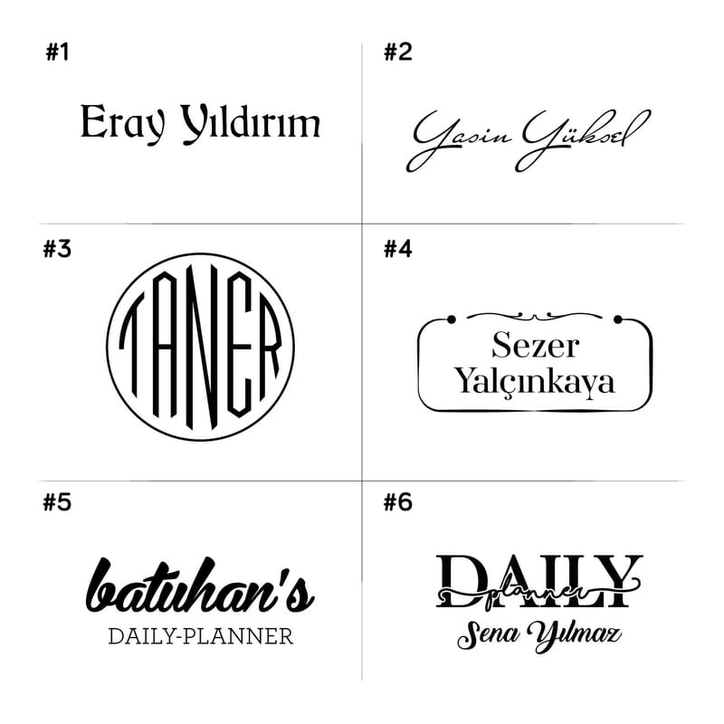 İsme Özel Günlük Planlayıcı Cepli Ajanda - Deri Kaplama