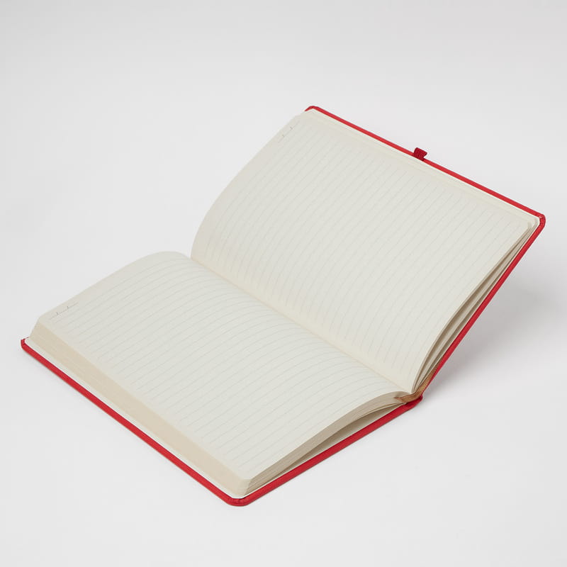 İsme Özel Kırmızı Çizgili Defter