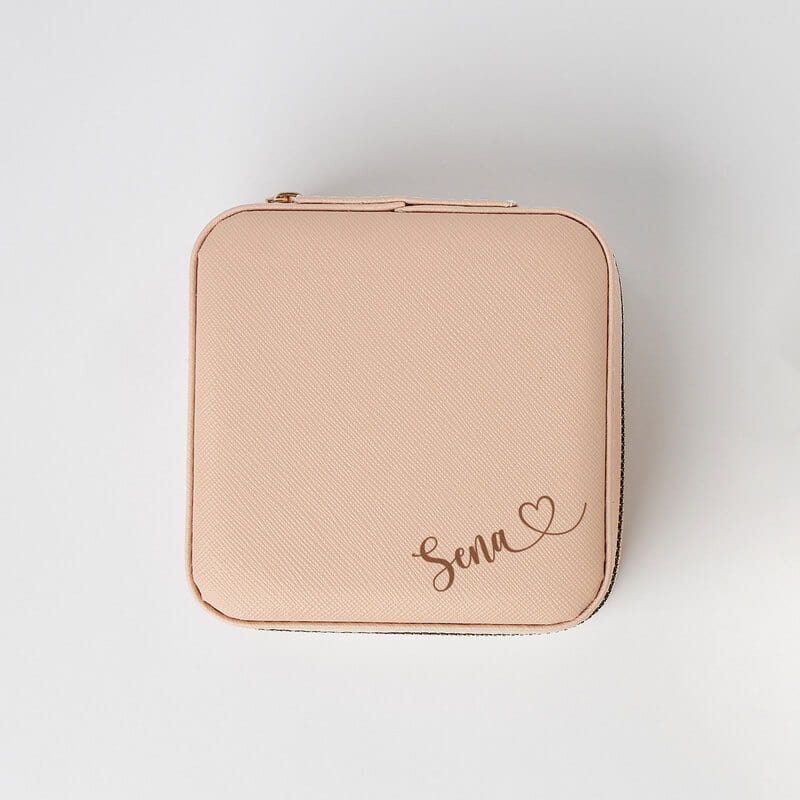 İsme Özel Kolye - Yüzük - Küpe Organizeri Takı Çantası