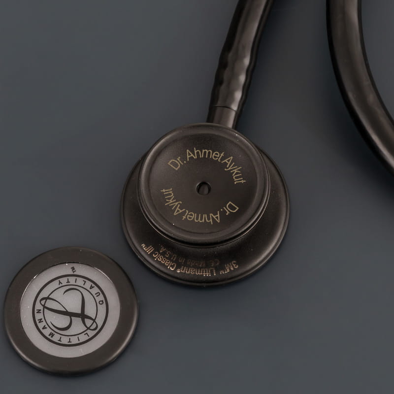 İsme Özel Littmann Black Edition Steteskop