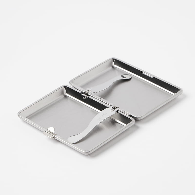 İsme Özel Monogram Logo Tasarımlı Metal Sigara Tabakası