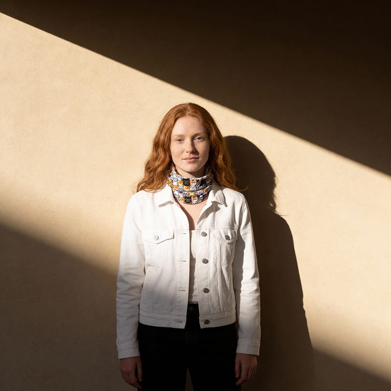 Kadınlara Özel Sevimli Kedi Desenli Bandana Maske