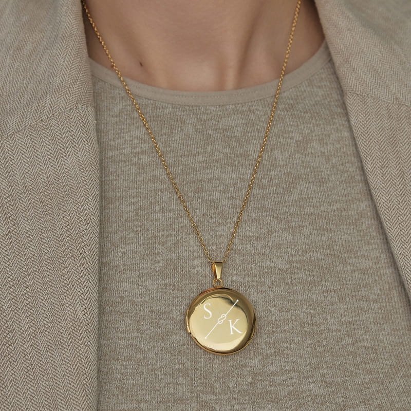 Kalbimdeki İz Fotoğraflı Anı Kolyesi