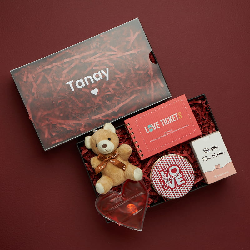 Kalpten Kalbe İsimli Premium Hediye Kutusu