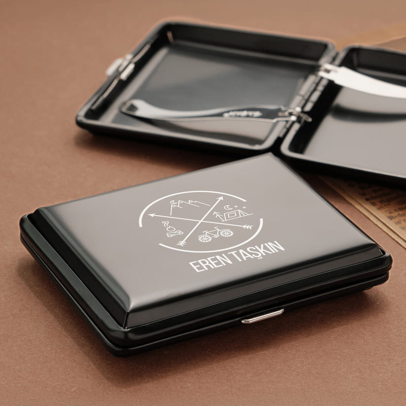 Kampçılara Hediye Kişiye Özel Sigara Tabakası