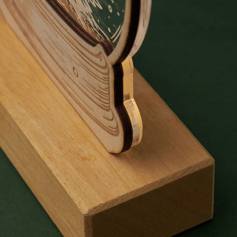 Kar Küresi Katmanlı Yılbaşı Ağacı Aile İsimli Led Lamba