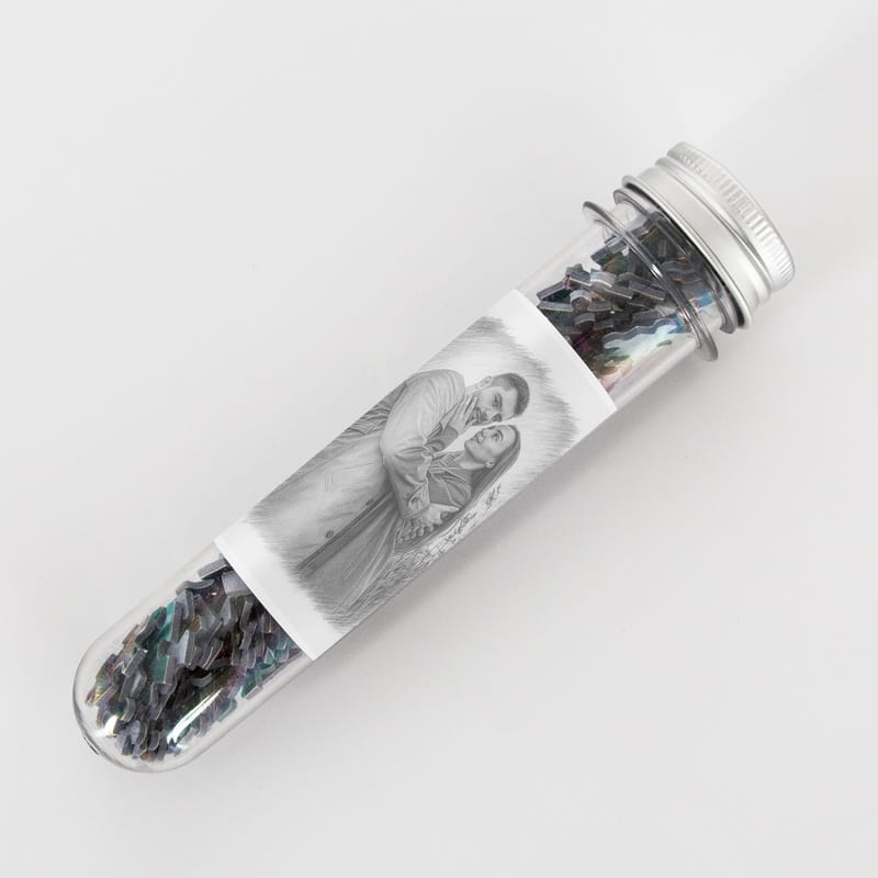 Karakalem Fotoğraf Baskılı Kapsül Puzzle