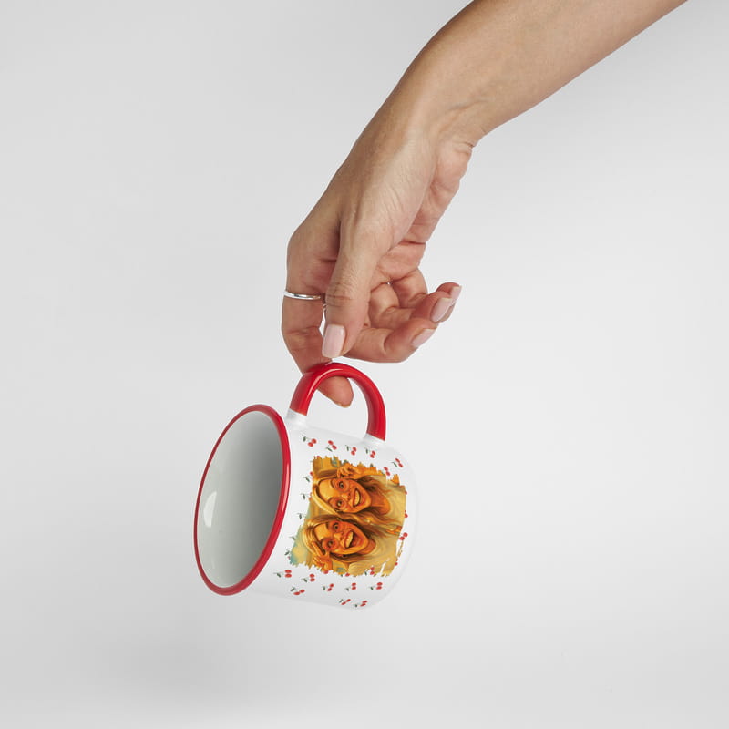 Karikatür Fotoğraf Baskılı Kupa Bardak