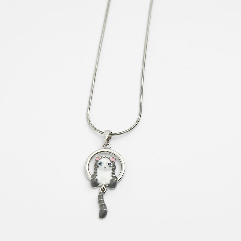 Kedili Düş Zarif Kadın Kolye