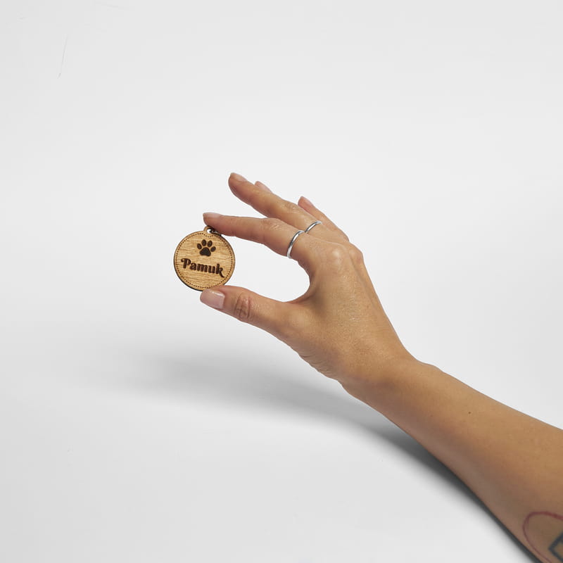 Kişiye Özel Ahşap Evcil Hayvan İsimliği