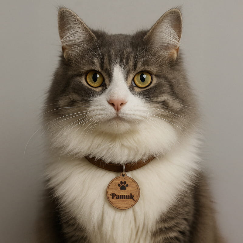 Kişiye Özel Ahşap Evcil Hayvan İsimliği