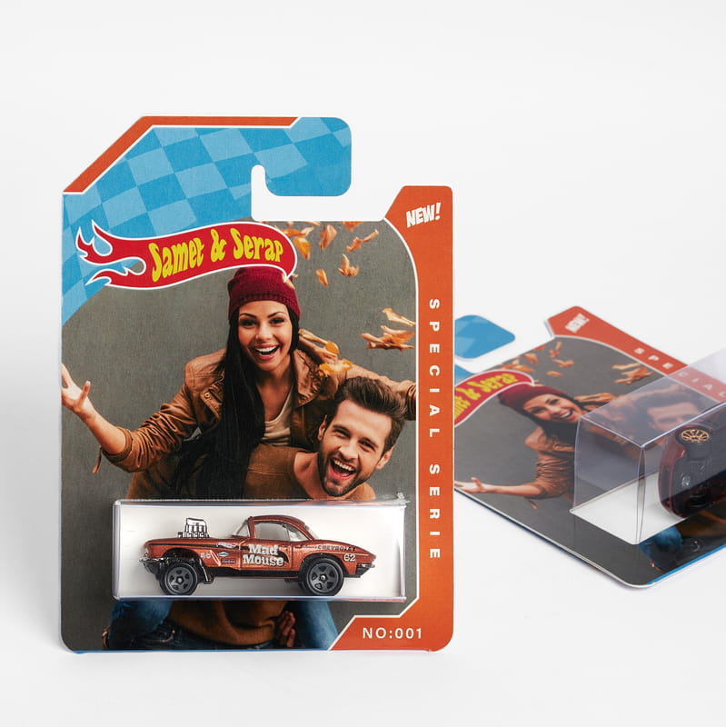 Kişiye Özel Ambalajlı Model Oyuncak Araba