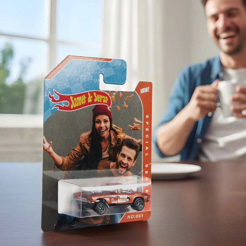 Kişiye Özel Ambalajlı Model Oyuncak Araba