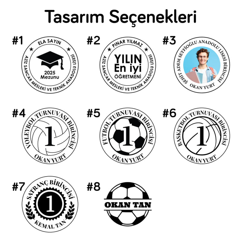 Kişiye Özel Başarı Ödülü Altın Madalya