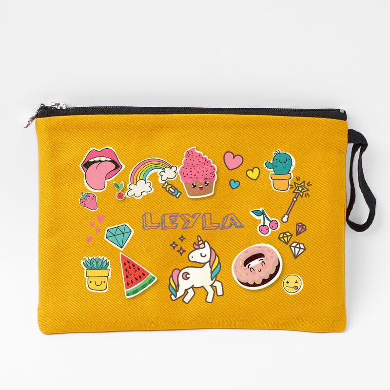 Kişiye Özel Eğlenceli Kanvas El Çantası