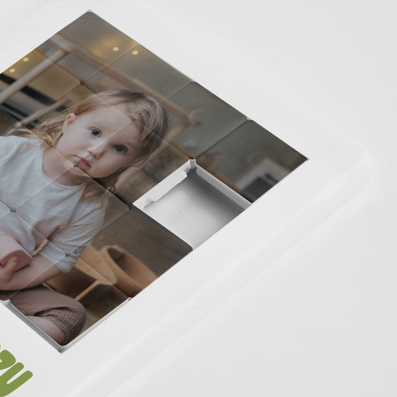 Kişiye Özel Fotoğraflı Kaydırmalı Çocuk Yapbozu