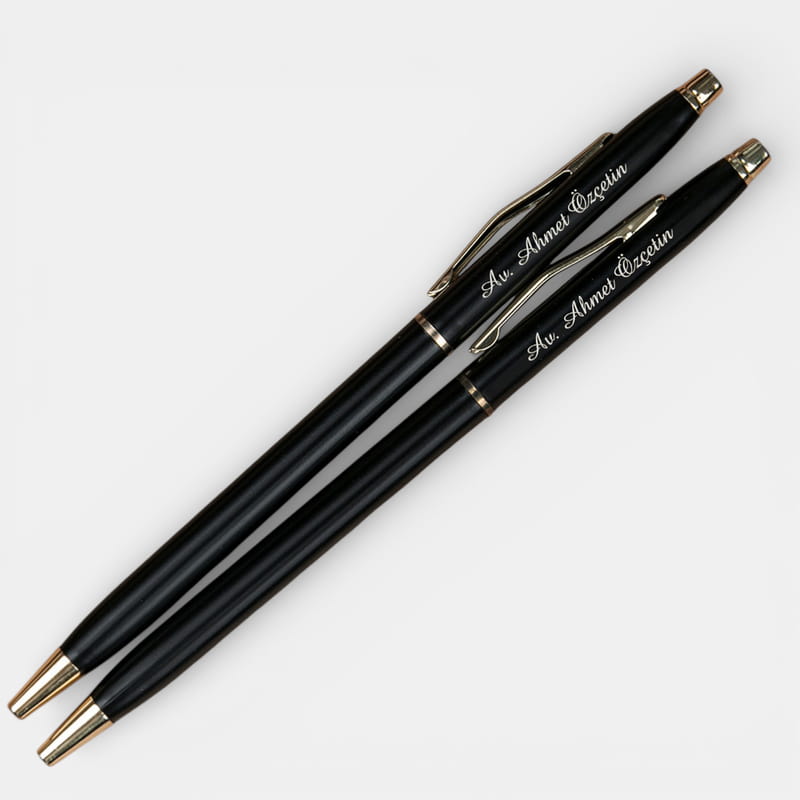 Kişiye Özel İkili Tükenmez Kalem Seti