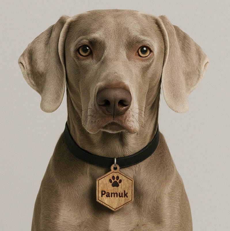 Kişiye Özel Kedi Köpek Tasma İsimliği