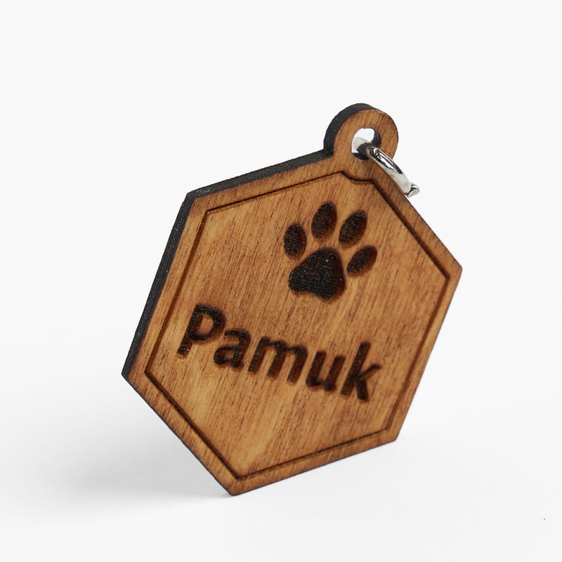 Kişiye Özel Kedi Köpek Tasma İsimliği