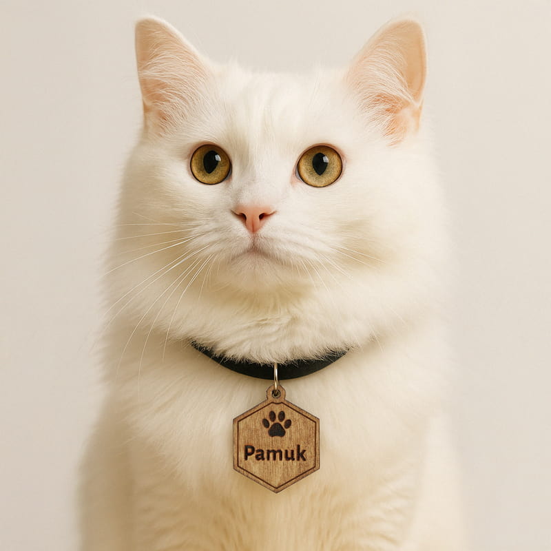 Kişiye Özel Kedi Köpek Tasma İsimliği