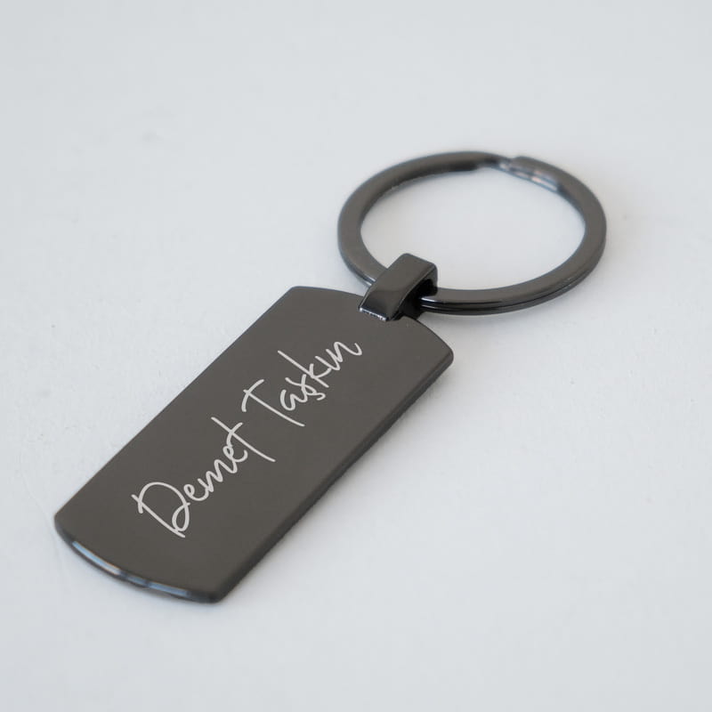 Kişiye Özel Kırmızı Şık Kutulu Defter Kalem Anahtarlık Seti