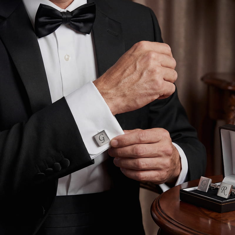 Kişiye Özel Kol Düğmesi Kare