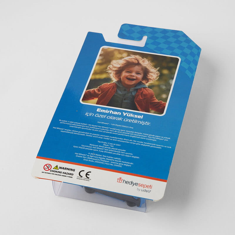 Kişiye Özel Kutulu 3’lü Koleksiyon Oyuncak Araba Seti