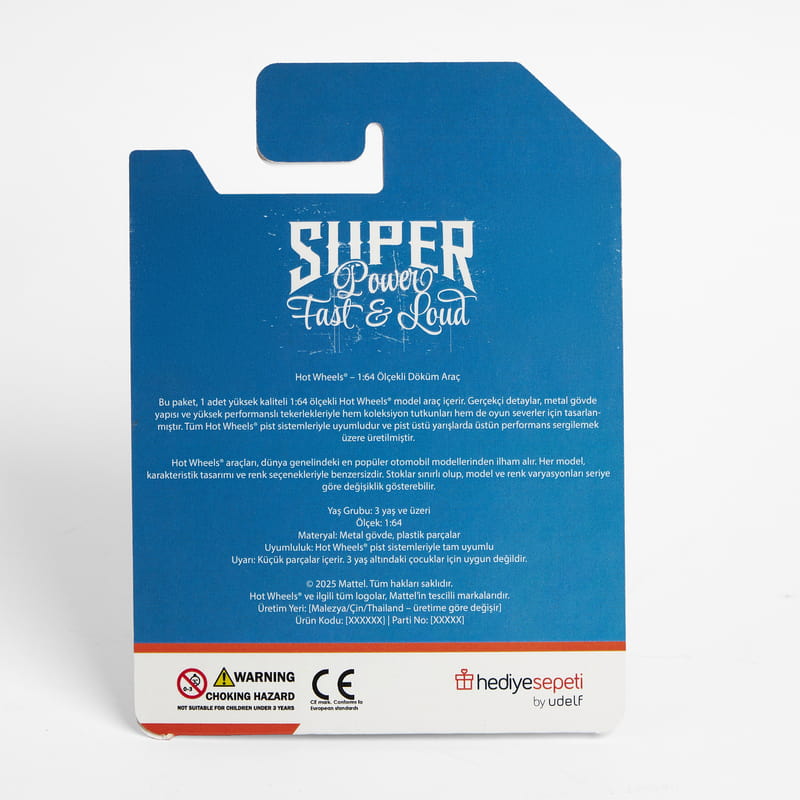 Kişiye Özel Kutulu Oyuncak Model Araba