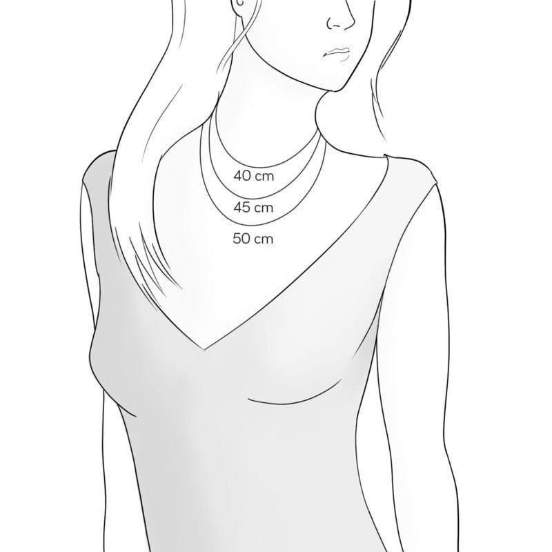 Kişiye Özel Line Art 925 Ayar Gümüş Kolye