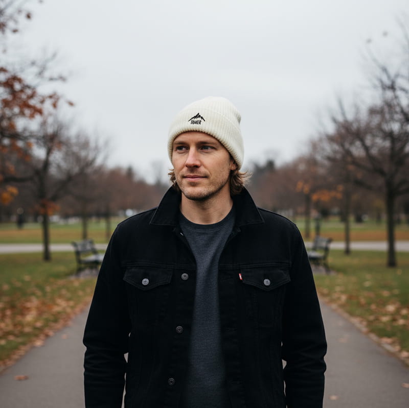 Kişiye Özel Nakışlı Erkek Bere