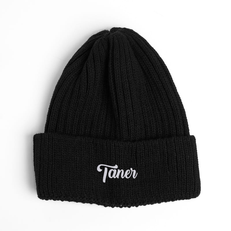 Kişiye Özel Nakışlı Erkek Bere