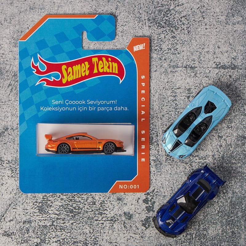 Kişiye Özel Paketli Model Oyuncak Araba