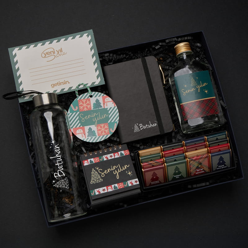 Kişiye Özel Senin Yılın Prestijli Yılbaşı Hediye Kutusu