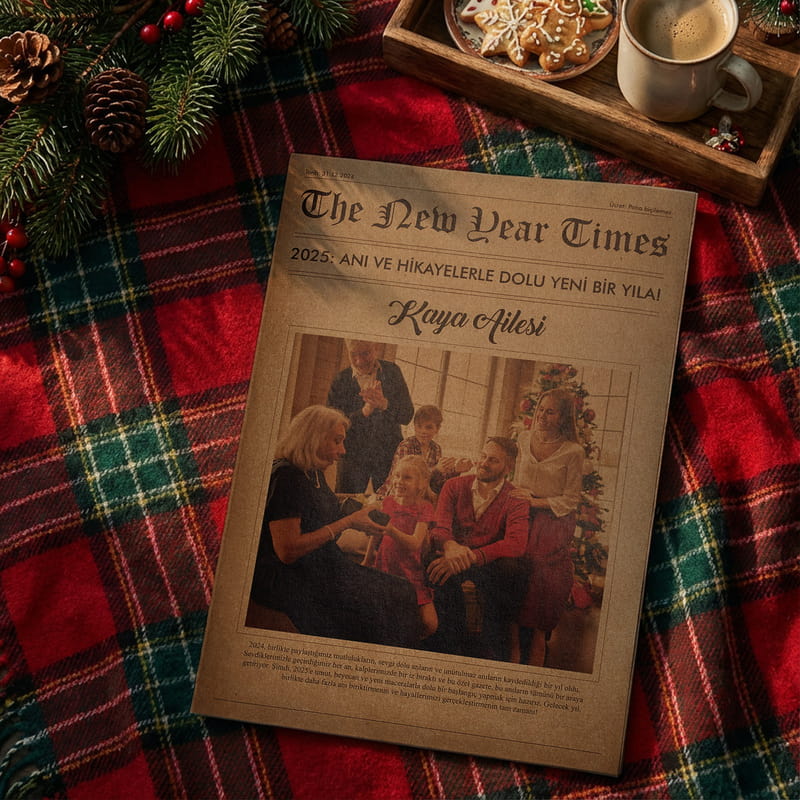Kişiye Özel Yılbaşı Gazetesi