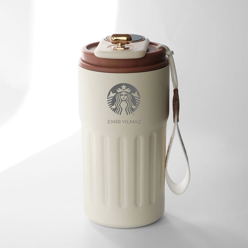 Kurumsal Logolu Led Isı Göstergeli Termos