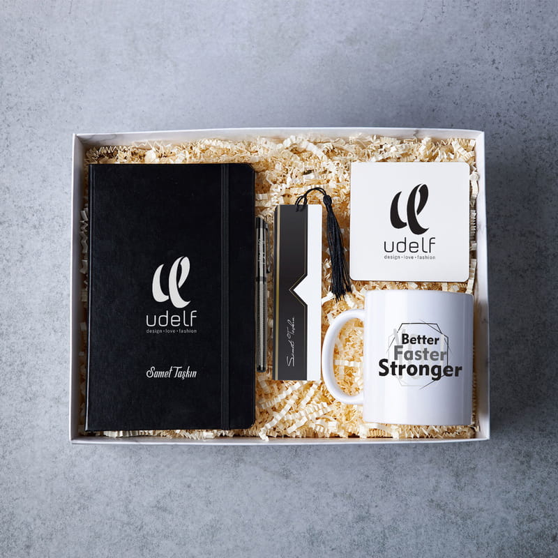 Logo ve İsim Baskılı Kurumsal Hediye Kutusu