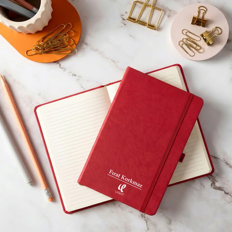 Marka Logo Baskılı İsme Özel Kurumsal Defter