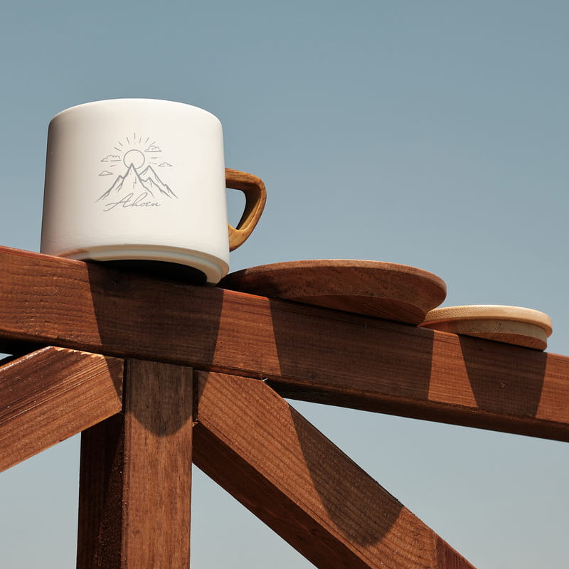 Minimal Doğanın Sesi İsimli Termos Bardak