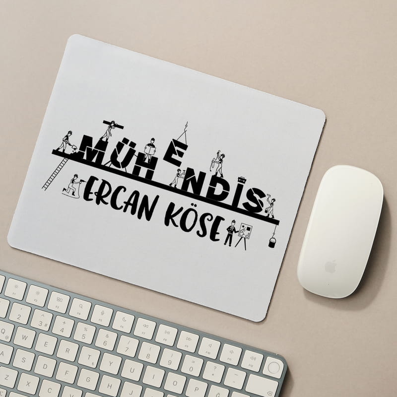 Mühendis Arkadaşa Hediye Kişiye Özel Mousepad
