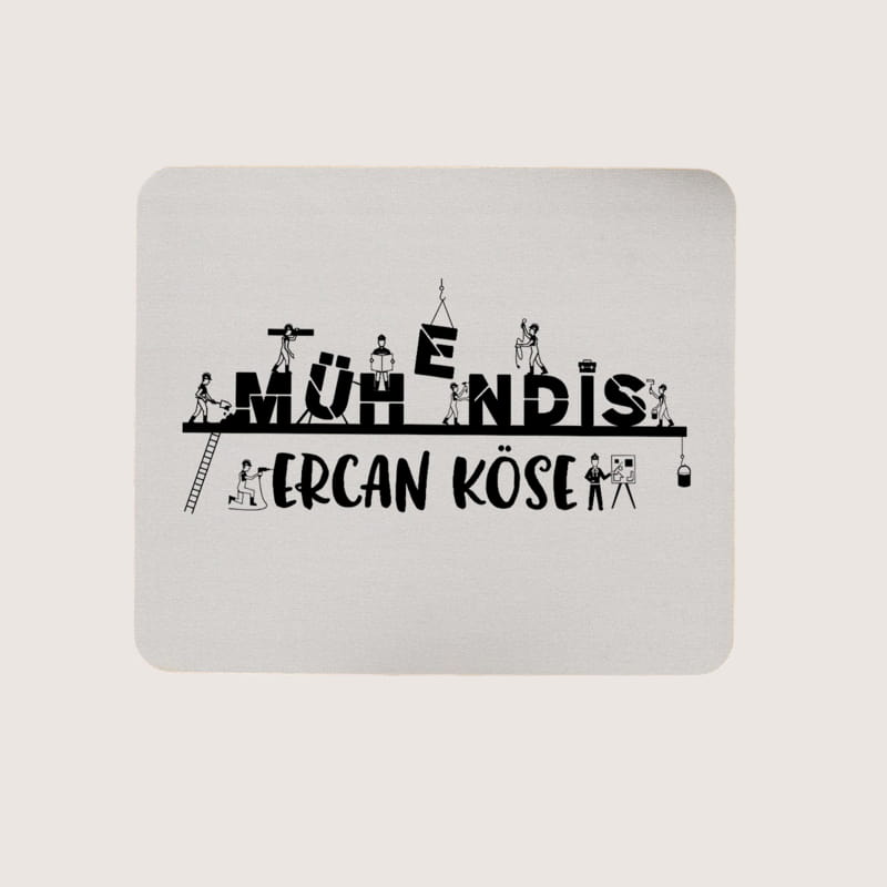 Mühendis Arkadaşa Hediye Kişiye Özel Mousepad