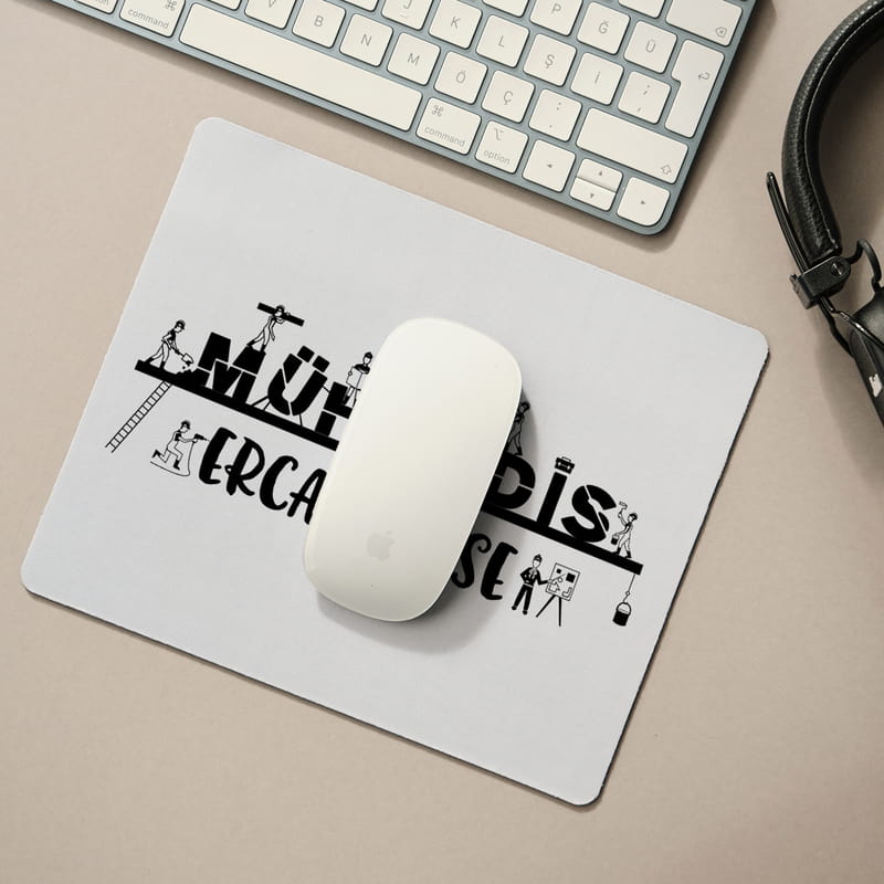 Mühendis Arkadaşa Hediye Kişiye Özel Mousepad