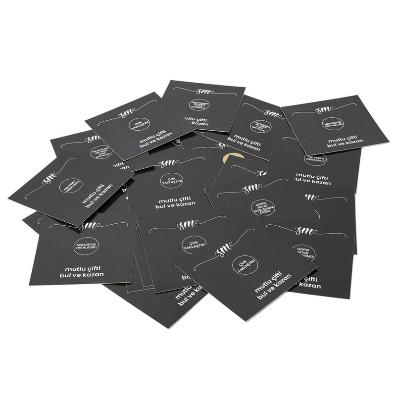 Mutlu Çifti Bul Kazı Kazan Kartları - 24'lü