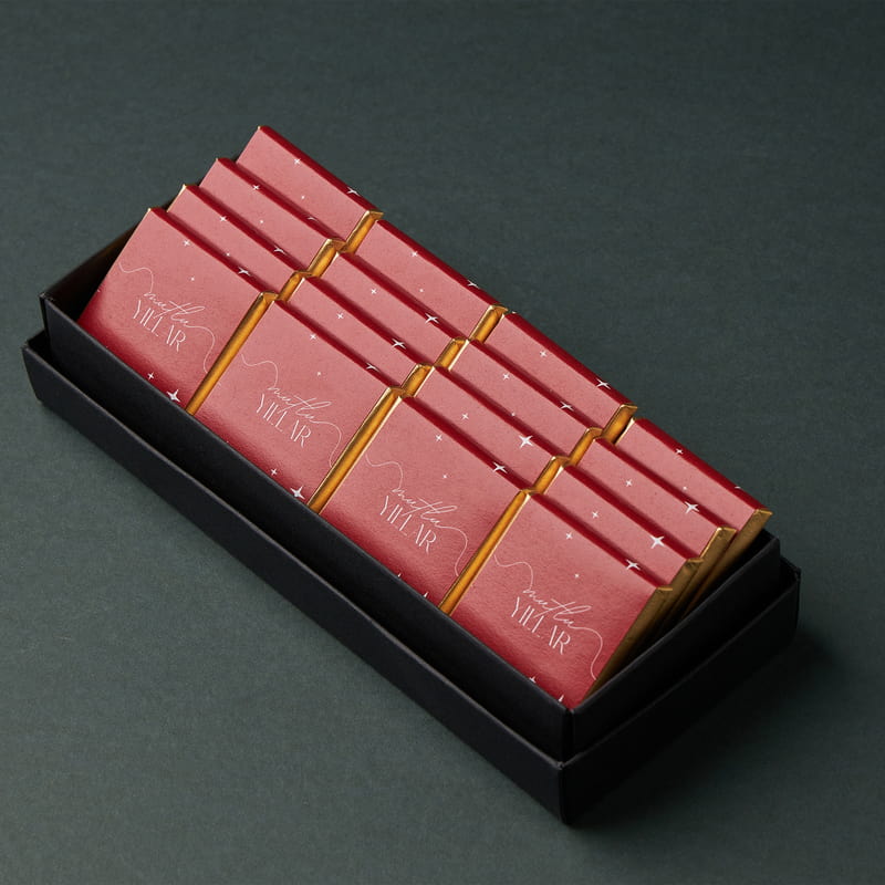 Mutlu Yıllar Mesajlı 16'lı Çikolata