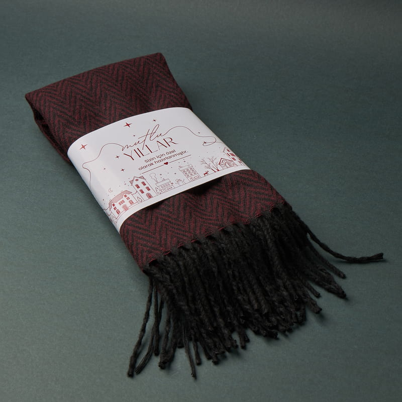 Mutlu Yıllar Mottolu Yılbaşı Ofis Hediye Kutusu