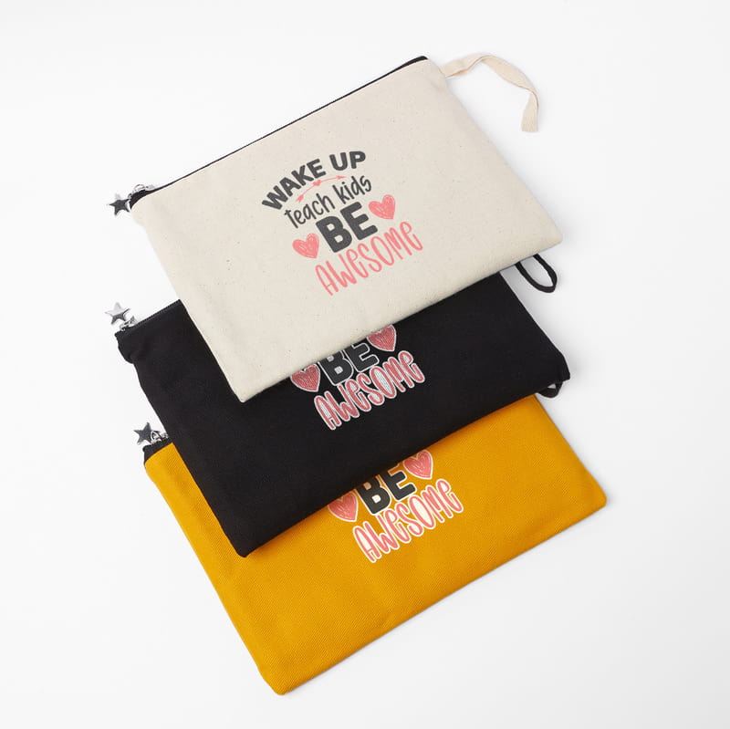 Öğretmene Özel Mesajlı Makyaj Çantası Hediye