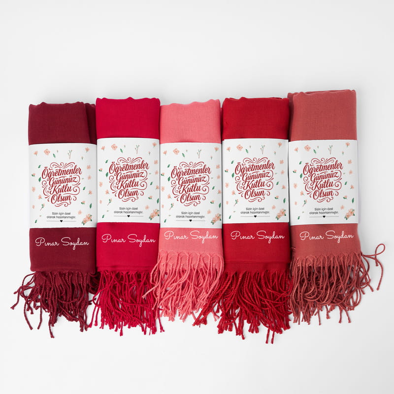 Öğretmenler Günü İsme Özel Şal