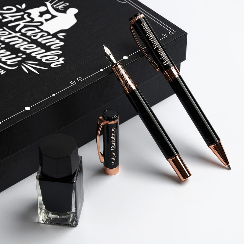 Öğretmenler Gününüz Kutlu Olsun Premium Kalem Seti