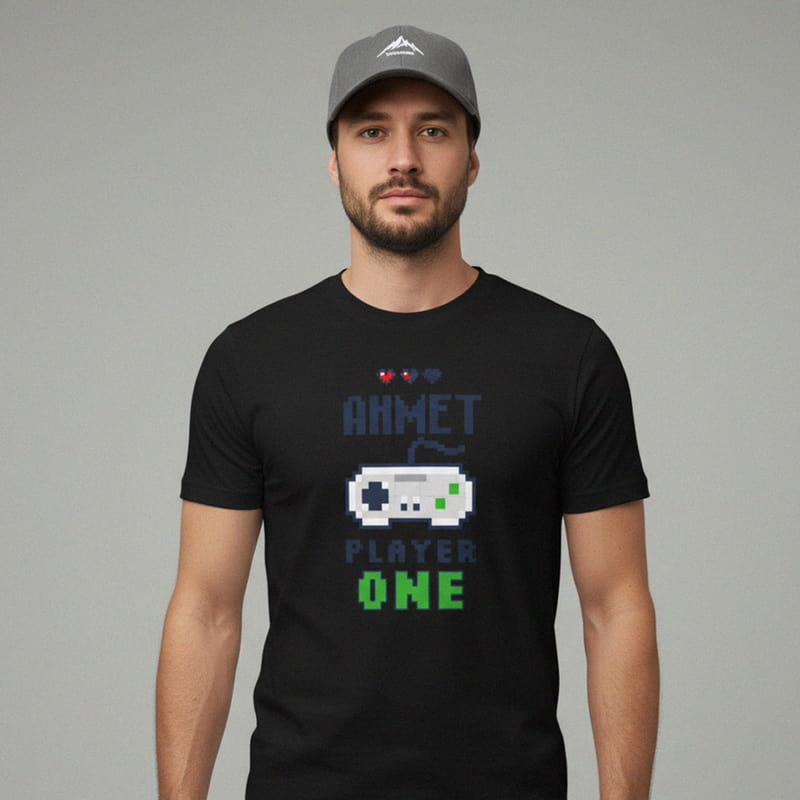 Oyuncu Babalara Hediye Tişört Bebek Body Kombini - %100 Pamuklu Kumaş