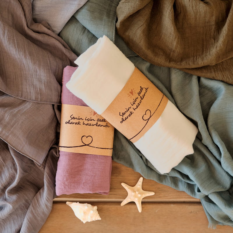 Renkli 4'lü Kadın Şal Seti