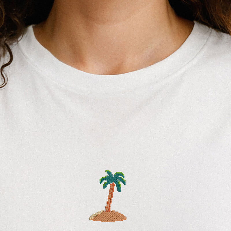 Retro Piksel İconlar Kadın Tişört